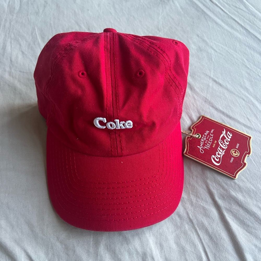 NEW Red Coke Cap
